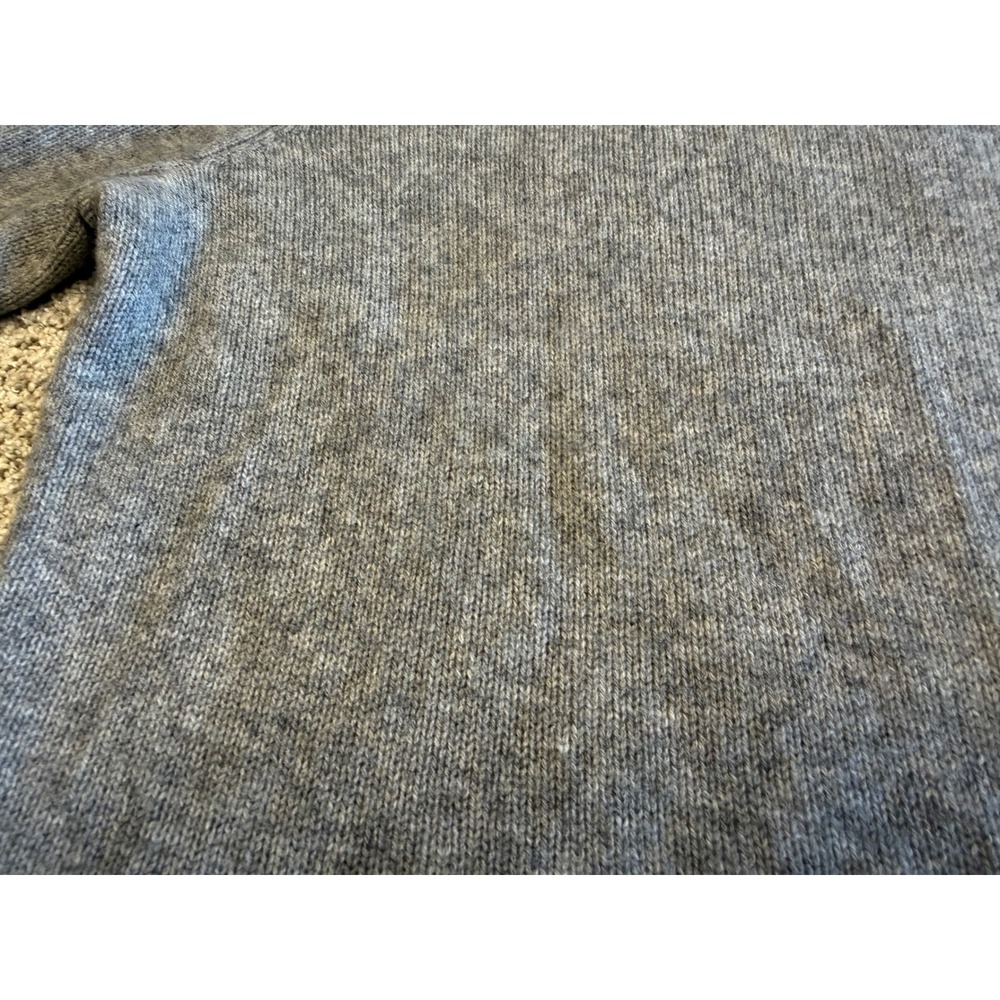 Sutton‎ Studio Cashmere Turtleneck Sweater Gray Raglan Sleeve Womens Small - Picture 2 of 4
